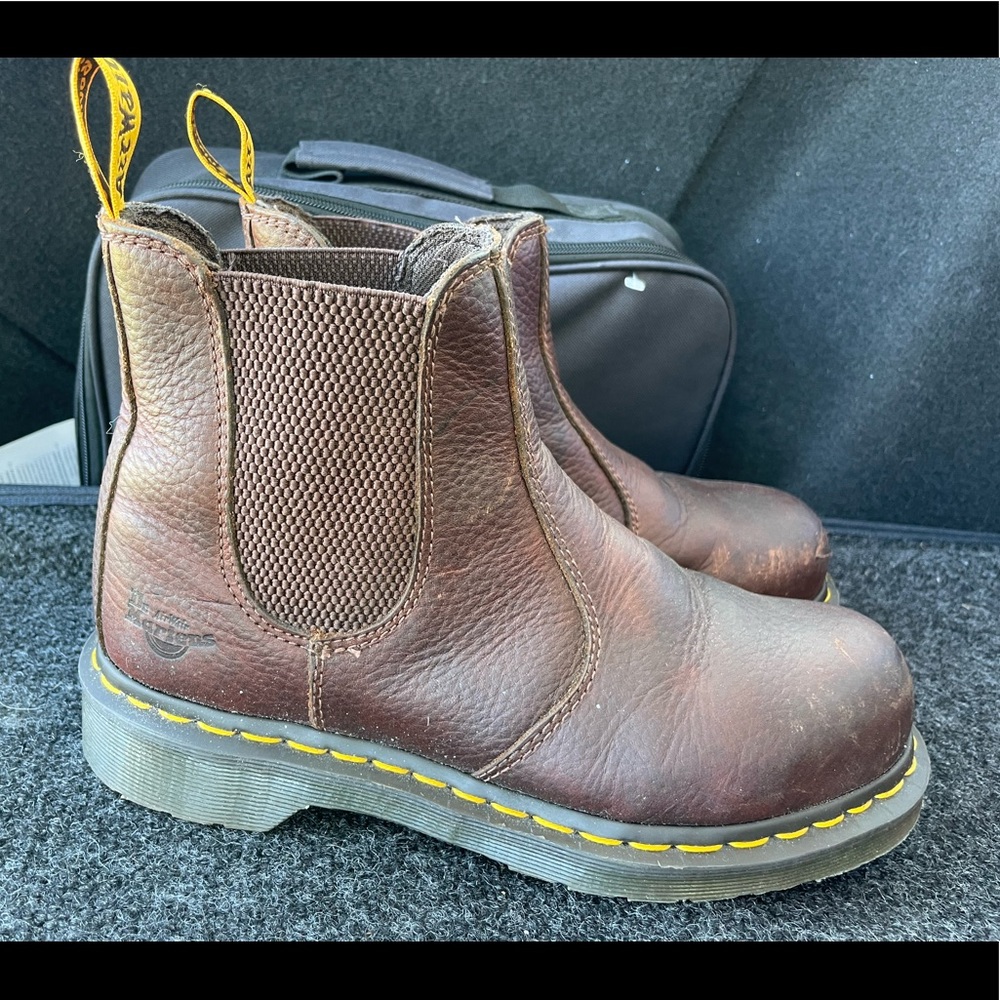 Womens steel toe Dr.Martens